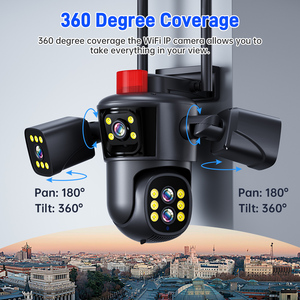 4 Screens Night Vision Full Color Network <strong>Camera</strong> Four Screens 10x Optical Zoom Cctv Wifi Wireless 8mp Ptz Ip <strong>Security</strong> <strong>Camera</strong> - Product Image 2