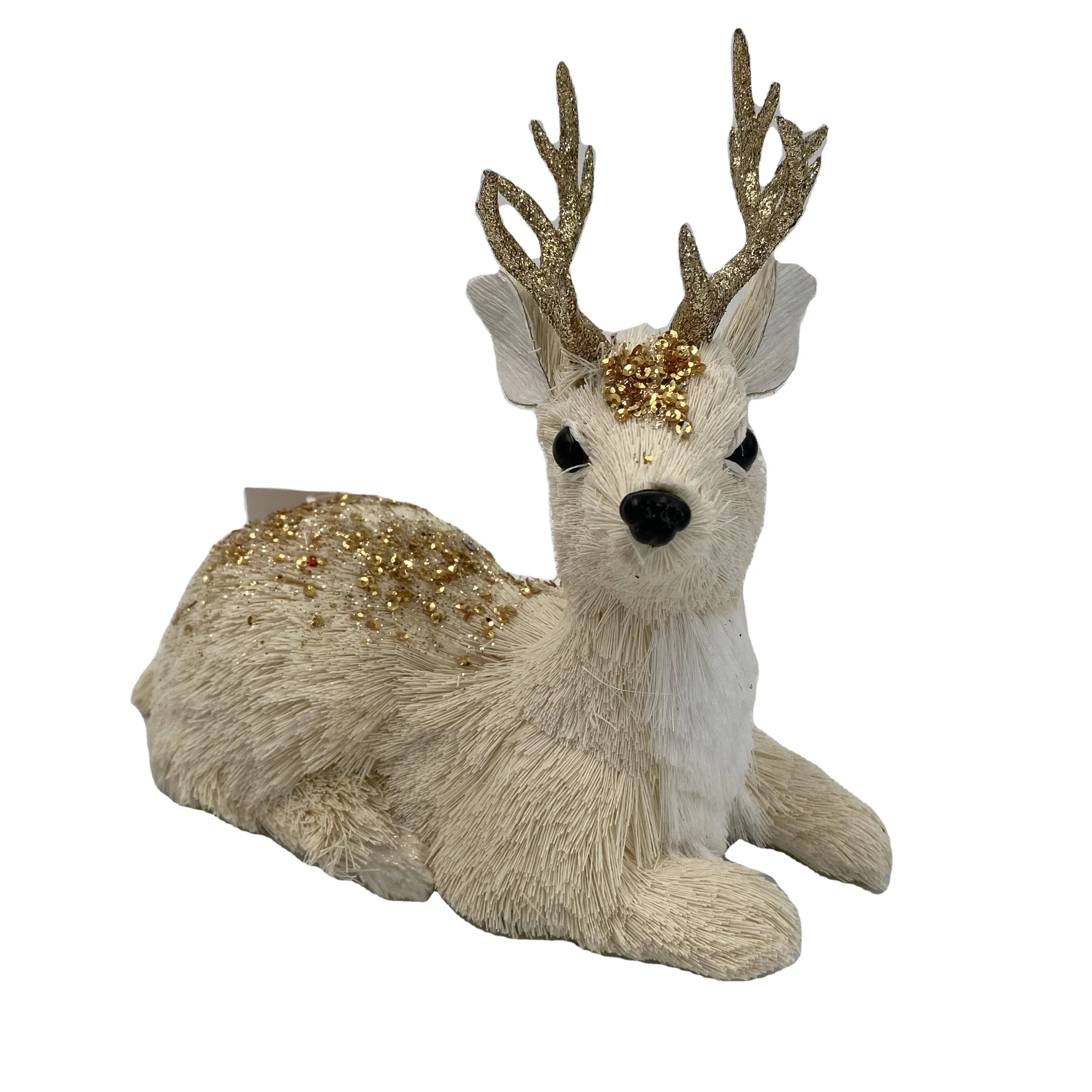 2023 Home Decor Standing animal White XMAS handmade Christmas Decorations deer