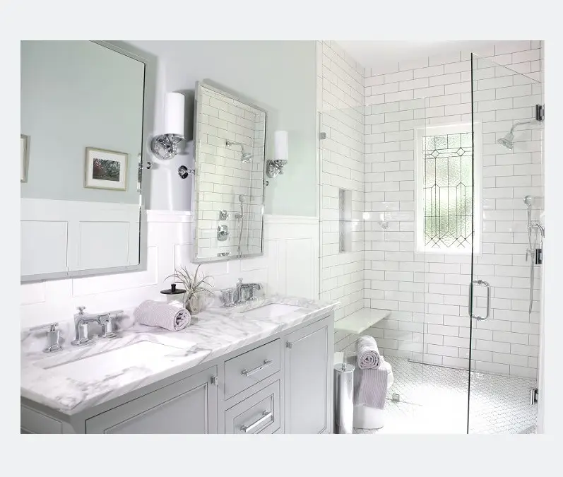 Nuovo arrivo mobili da bagno Free standing mobile bagno moderno con specchio e lavandino