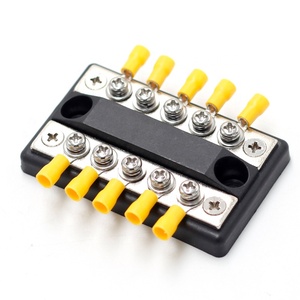 48V DC <strong>Dual</strong> Bus 100A <strong>Busbar</strong> Terminal Block Blue Sea Systems 5 Circuit Max <strong>Busbar</strong> - Product Image 6