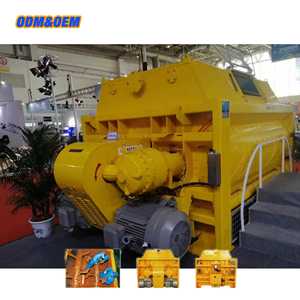 JS1000 Twin-Shaft Electric Concrete Mixer for <strong>Construction</strong> and Cement <strong>Silo</strong> with Core Motor Component Direct From OEM Factory - Product Image 1