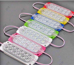 12V enjeksiyon LED modülü 12leds DC12V su geçirmez IP67 beyaz kırmızı yeşil mavi RGB Mini Smd kalıp modülü için işareti reklam - Product Image 4