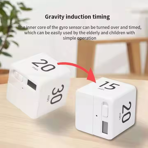 Cube Rotating Timer Workout Produktivität Timer Digital Flip Kitchen Countdown Timer für Kinder