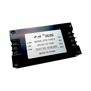 75W DC DC隔离式电源模块D75-110S12逆变器和转换器，宽72-144vdc输入12V 6.25A输出 - Product Image 2
