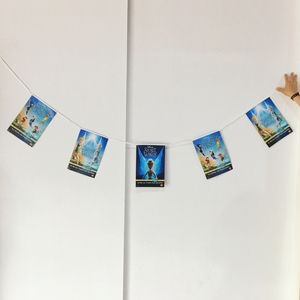 <strong>Customized</strong> Design Paper with Film Pennants <strong>String</strong> <strong>Flag</strong> <strong>Triangle</strong> <strong>Bunting</strong> Banner for Advertising
