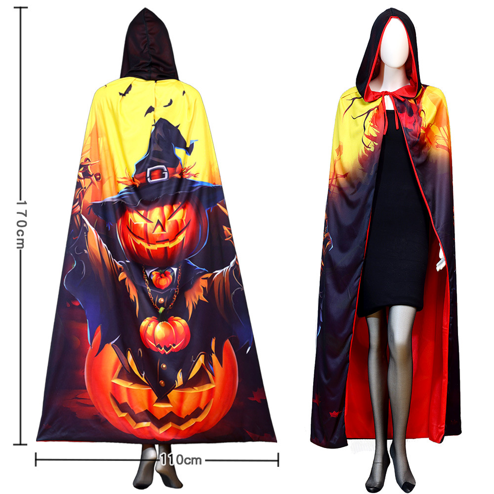 Evil Pumpkin Cape-Large