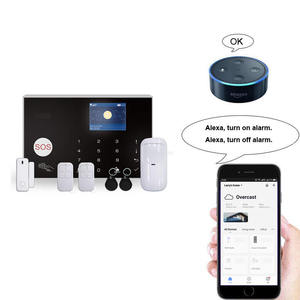 无线Wifi图雅智能防盗报警安全系统语音控制家庭安全报警系统 - Product Image 2
