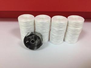 Pre-wound White <strong>Bobbin</strong> Embroidery Sewing Machine Parts (Coreless Technology DTY Ready <strong>Bobbin</strong> Under Thread for Embroidery) - Product Image 2
