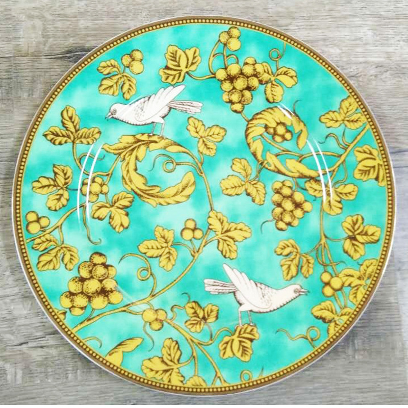 green 10.5 inch plate