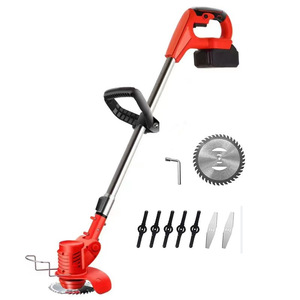 3in Electric Cordless Weed Wacker: コンパクトで軽量なプッシュ芝刈り機、エッジ & グラストリマー-理想的なガーデンブラシカッター