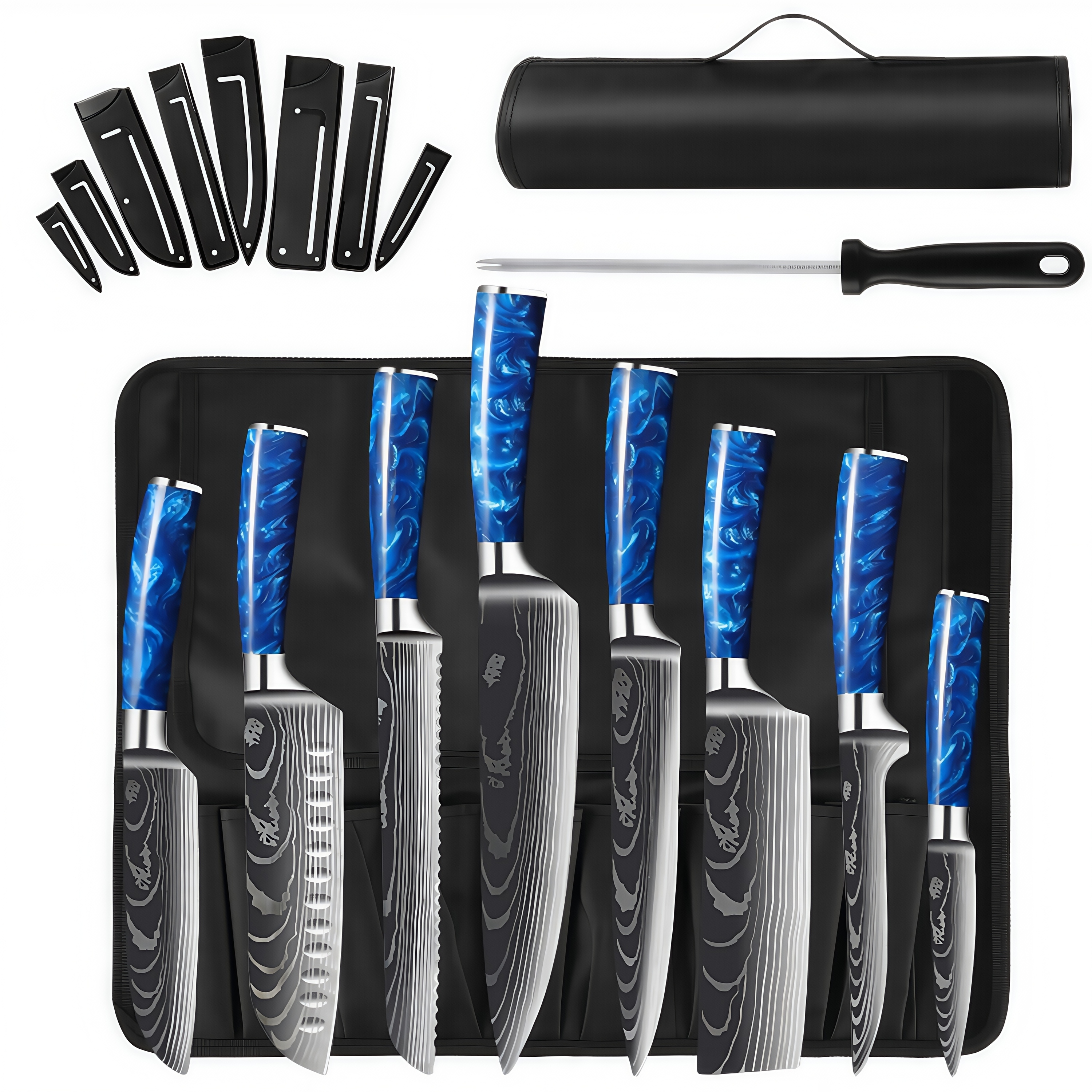Oxford cloth blue resin 11 pcs set