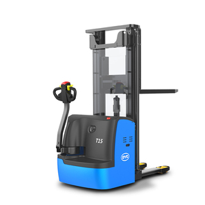 Byd 1.5 ton 2 ton kaldırma yarı elektrikli istifleyici palet istifleyici yürüyüş tipi elektrikli istifleme kamyon forklift - Product Image 2