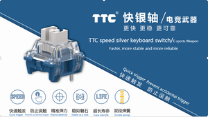 TTC Factory Direct RGB Gaming <strong>Keyboard</strong> Switch <strong>Customized</strong> High Quality with Blue Transparent <strong>Keys</strong> Fast Long Life Keypad <strong>Keyboard</strong> - Product Image 6