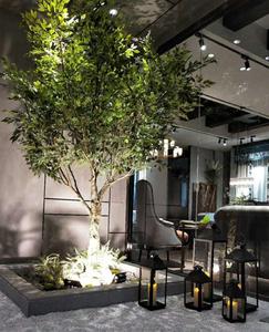 Yapay Banyan ağacı büyük yapay Ficus lysilk ipek ağacı Ficus Elastica sahte ağaç - Product Image 1