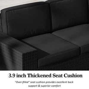 متين مقاوم للماء الروطان للفناء حديقة الفناء لغرفة المعيشة لتناول الطعام فندق شقة الأثاث استخدام - Product Image 3