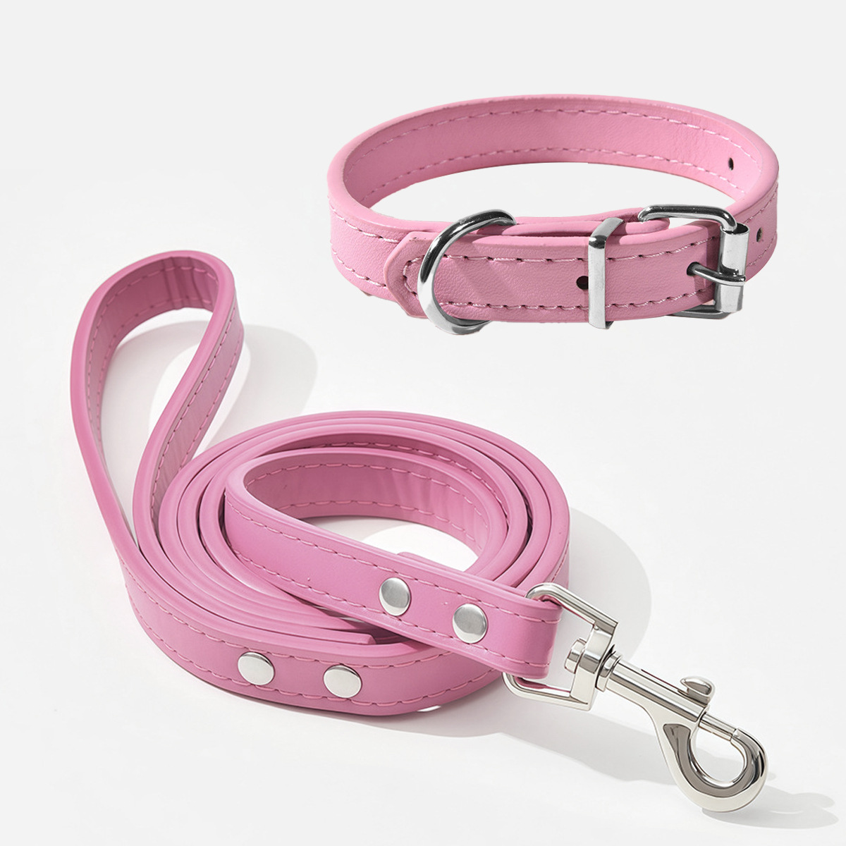 Laisse rose2.0*120cm