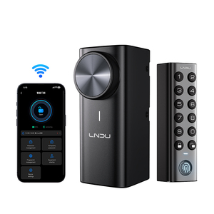 Lndu DL500 ngoài trời không thấm nước nhà khách sạn kỹ thuật số cửa chính Wifi khóa kỹ thuật số mật khẩu vân tay Bàn phím khóa cửa thông minh - Product Image 1