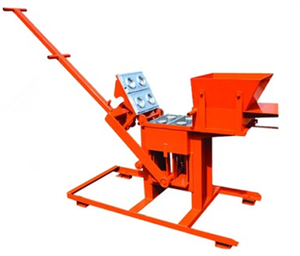粘土インターロッキングレンガアースブロック製造機手動圧縮土壌粘土レンガ製造機 - Product Image 1