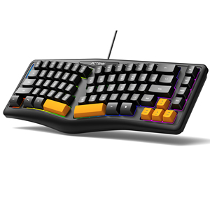Alice69キーボードマルチメディアボタンマッチングゲームキーボード分割残りPCラップトップ膜キーボード - Product Image 1