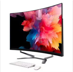 Sıcak yeni kavisli monitör CE aio bilgisayar masaüstü bilgisayar i5/i7/i9 all-in-one bilgisayar dokunmatik ekran iş kullanımı için hepsi bir pc - Product Image 2