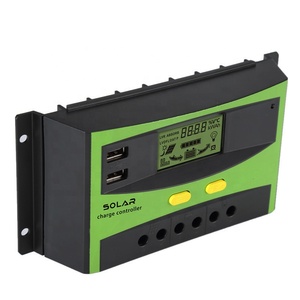 שמש בקר 12V/24V 20a-60a חכם תאורת רחוב מנורת פוטו פנל תשלום בקר USB הכפול יציאת <span class=keywords><strong>PWM</strong></span> LCD 30A