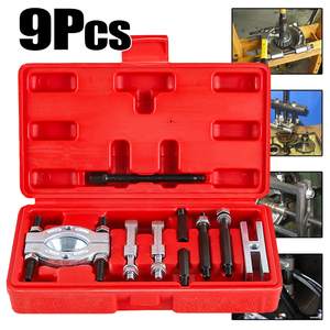 Professional 9Pcs Bearing Separator and Puller Set Bearing Removal <strong>Tool</strong> Set Bearing Separator Car Repair <strong>Tool</strong> <strong>Kit</strong> With <strong>Red</strong> Case - Product Image 2
