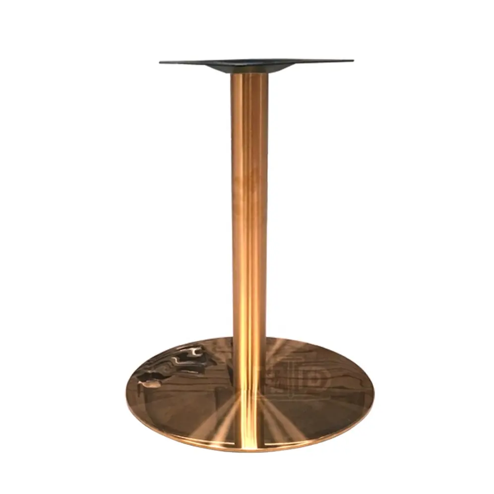 Pernas de mesa de ouro do aço inoxidável