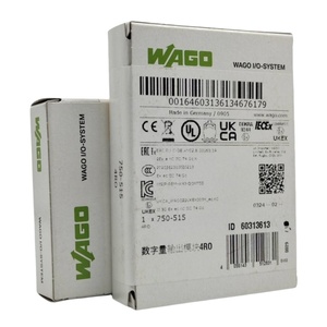 750-496 Salida de relé de 4 canales AC 250 V 2,0 a Sin potencial 4 contactos Wagos 750 496 Conectores Wagos Módulo PLC 750-496 - Product Image 1