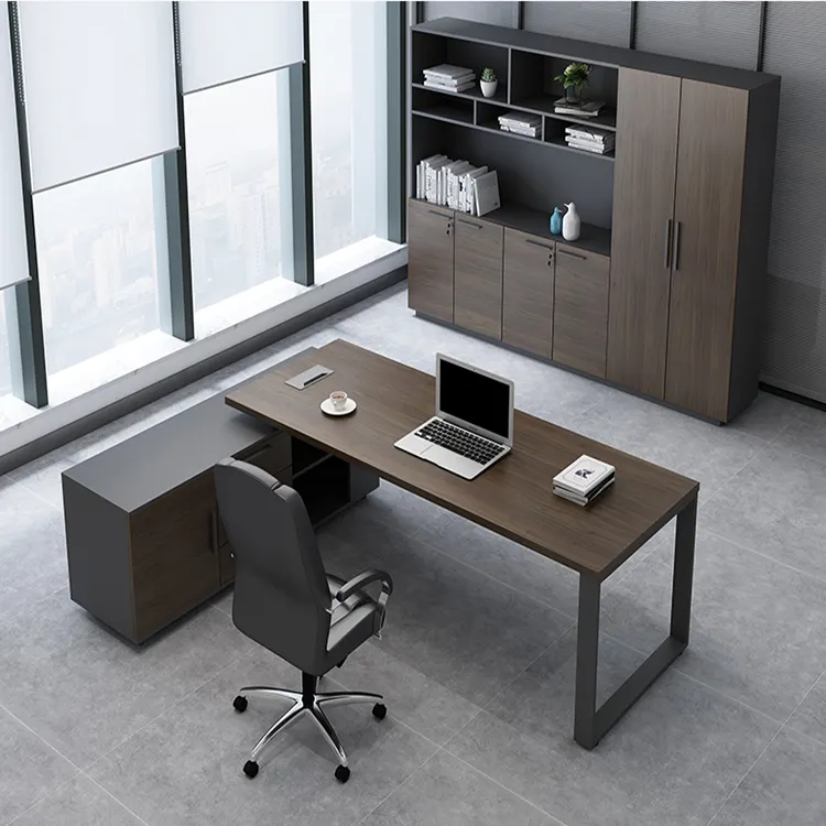 Muebles Modern L Boss Table Office Escritorio de oficina de lujo para casa