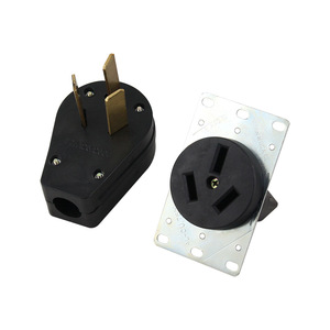 Listed Power <strong>Plug</strong> Dual Current Straight Blade Electrical <strong>Plug</strong> and Socket <strong>USA</strong> Standard for Home - Product Image 1