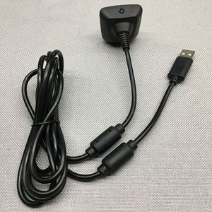 XBOXS 360 USB充電ケーブル用ワイヤレス有線コントローラ黒グレーコンソール周辺CE認証付きケースバッグ付き - Product Image 2