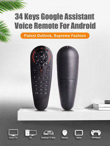 Fabricación OEM personalizada G30S Voice Air Mouse Control remoto 33 teclas IR Aprendizaje Teclado inalámbrico Ratón Giroscopio para TV Box - Product Image 2