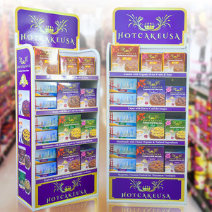 Cá nhân PVC hiển thị truy cập đứng lắp ráp các tông hiển thị sàn Rack cho bán lẻ trung tâm mua sắm sử dụng hoàn hảo chủ - Product Image 6