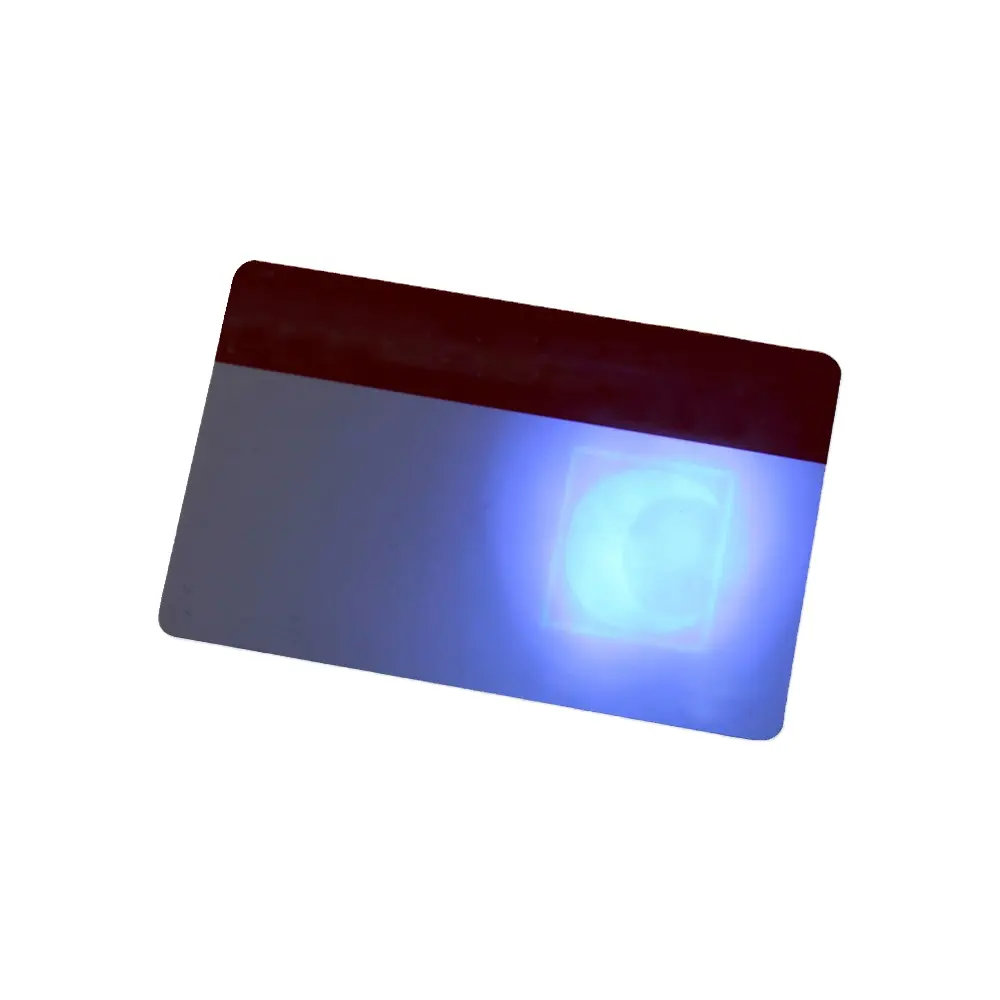 Günstiger Preis anpassen Hologramm-Overlay UV Variable Anti-Fälschung National ID CARD mit transparenten Fenster vorlagen
