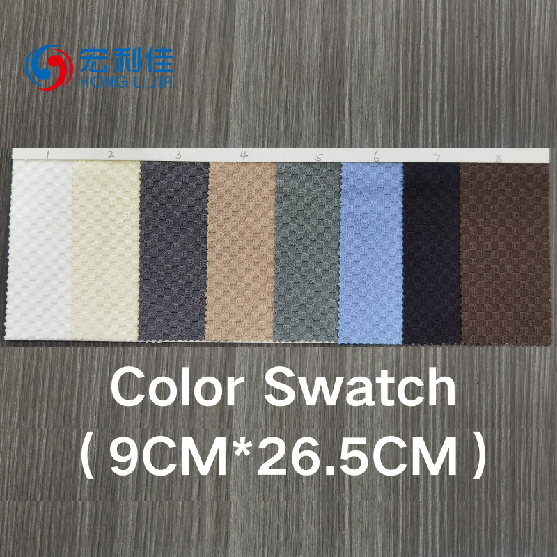 Échantillons de couleur et de toucher du tissu 9 cm * 26,5 cm