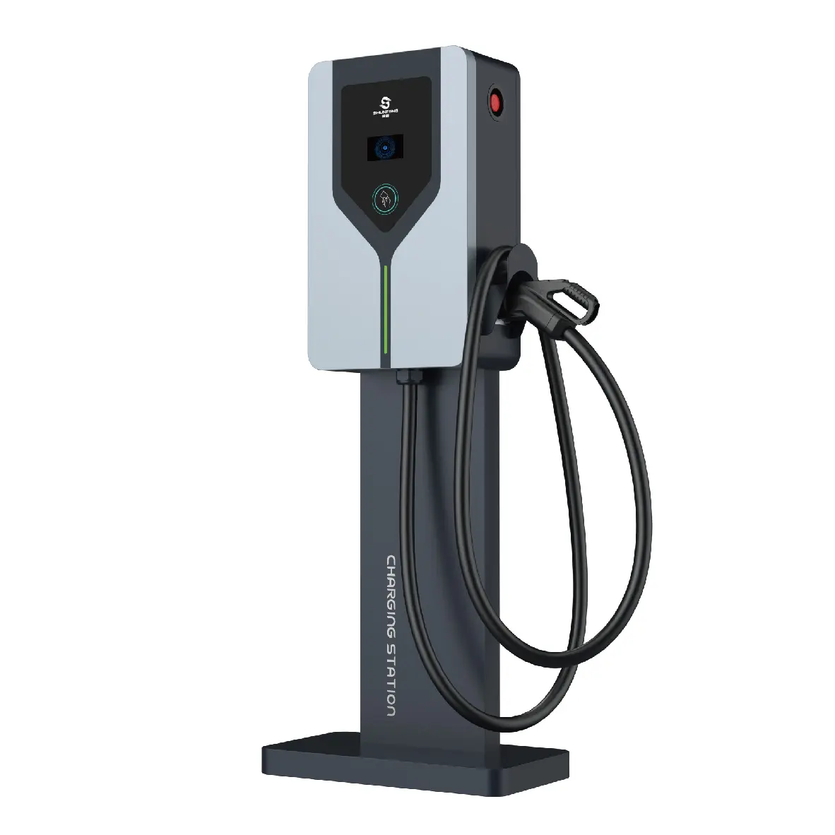 Estações de carregamento comerciais do carro do veículo elétrico do projeto de SHUNFENG 40 KW DC EV carregador com única arma