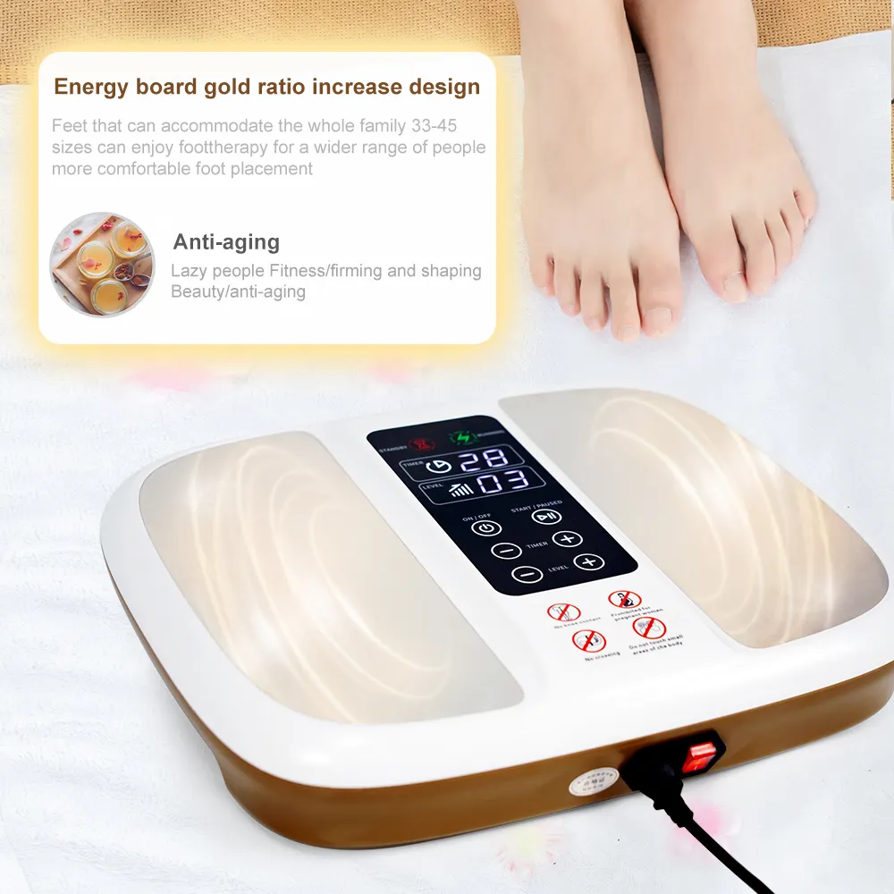 Suyzeko bán buôn Tera sóng chân chân Spa Massager pemf sưởi ấm giảm đau Tera xung sóng chân Massager