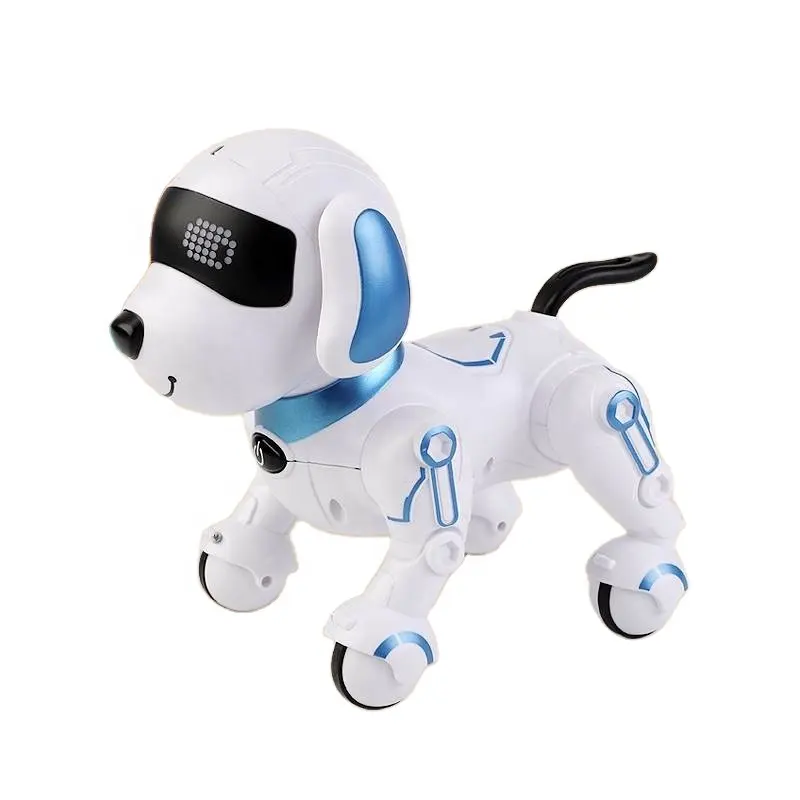 Kızılötesi uzaktan kumanda programlama akıllı pet köpek akıllı yürüyüş dans RC köpek Robot çocuklar için oyuncaklar