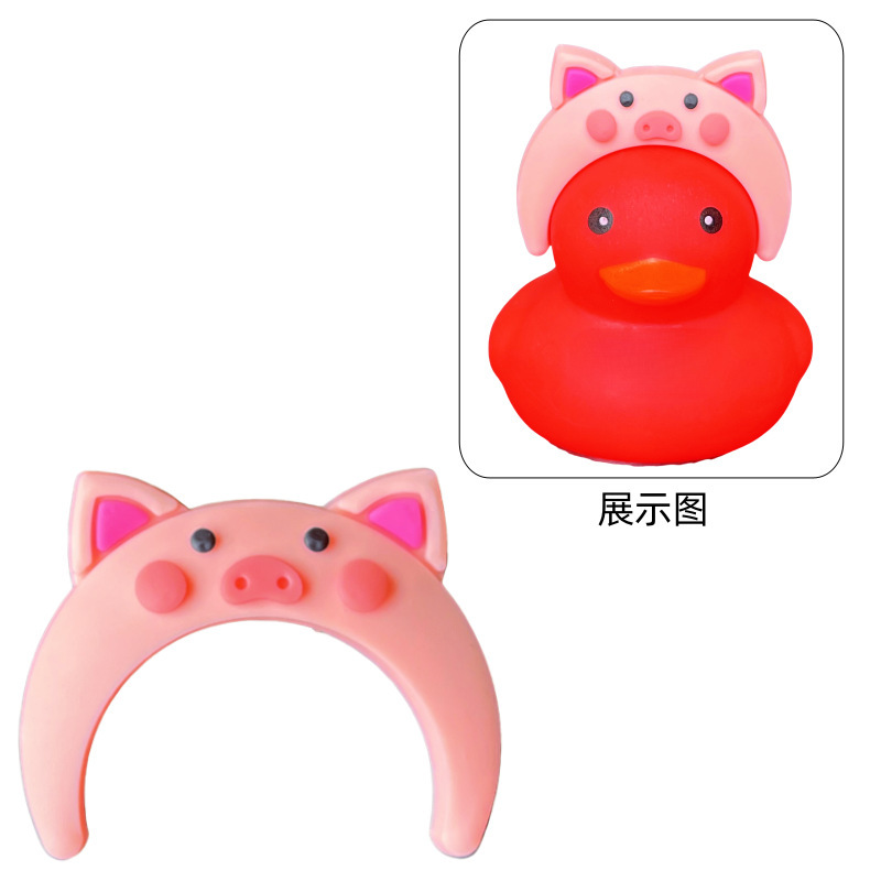 1 piggy headpiece with adhesive backing