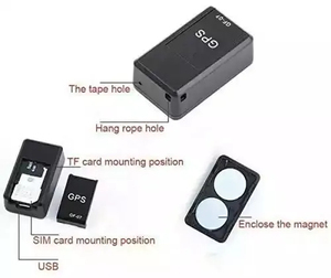 TOPSOURCE araba <span class=keywords><strong>GPS</strong></span> Tracker GSM takip cihazı Mini <span class=keywords><strong>GPS</strong></span> bulucu GF07 GF 07 - Product Image 4