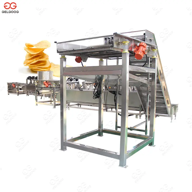 Machine de découpe et de friture pour pommes de terre, 200 KG/H, équipement de fabrication automatique des frites