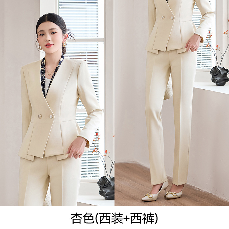 apricot suit pants
