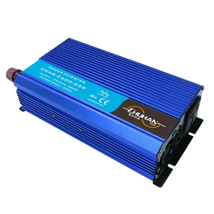 리튬 배터리 CHNB-C600-236 인버터 36v ~ 220v 600w 용 600W 태양열 충전 배터리 인버터 전원 충전기