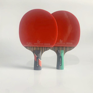 X5 Professional Carbon Table Tennis Racket 7-Layer Customised <strong>Arc</strong> with Coloured Rubbers Enhanced Performance