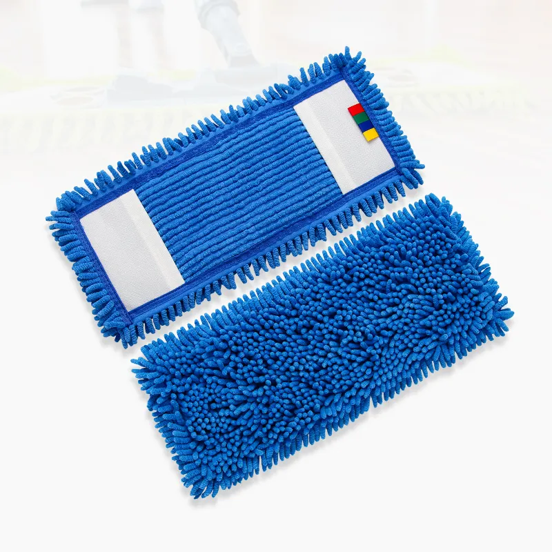 Factory Dry Wet Pads Dual Use Free Flat Floor Microfiber Twist Ground Clever Mop Refill microfiber mop Chenille Mop refill