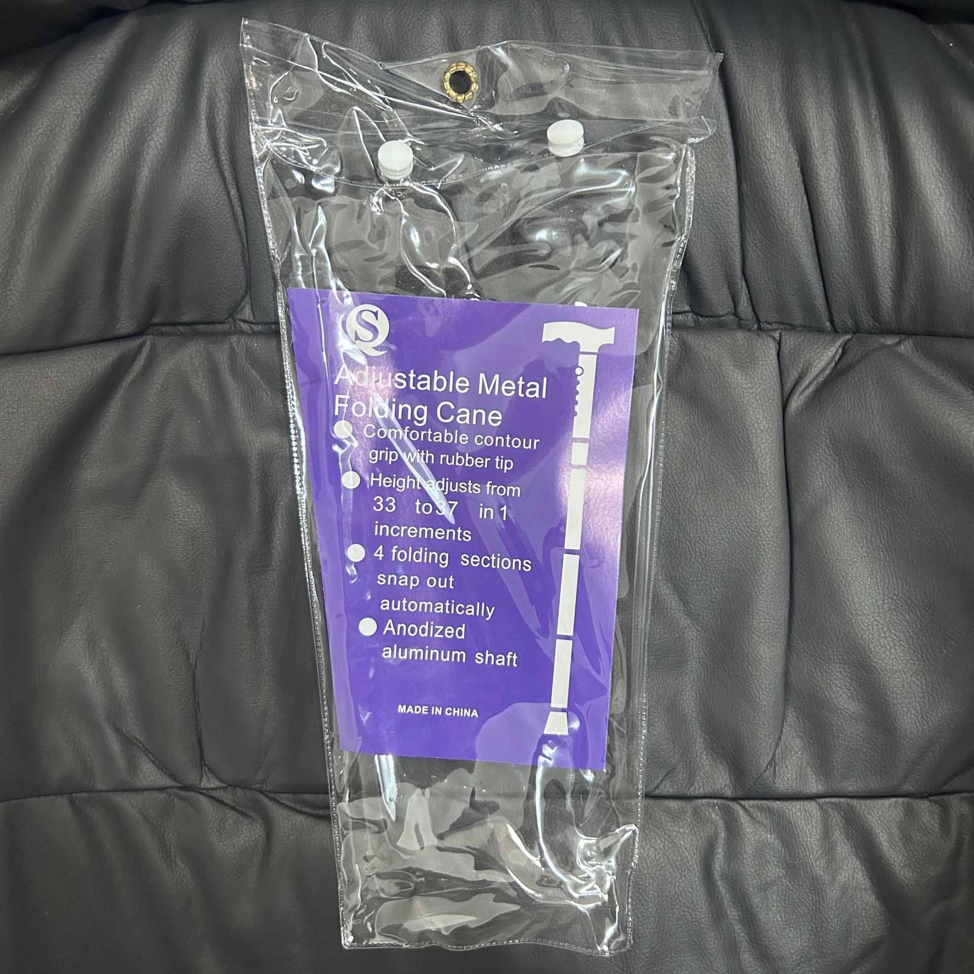 Folding PU bag paper card