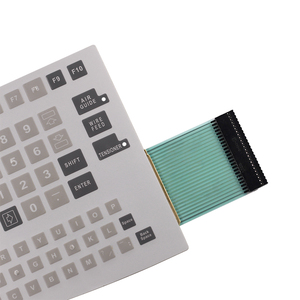 Tastiera a membrana tattile flessibile in <span class=keywords><strong>Silicone</strong></span> e metallo pulsante interruttore flessibile per elettrodomestico pannello di controllo tastiera in gomma - Product Image 1