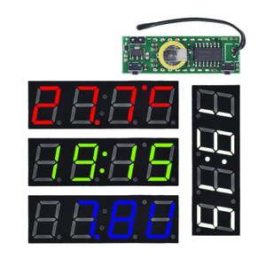 3 in 1 LED RX8025T <strong>Digital</strong> Clock <strong>Temperature</strong> Voltage Module DIY Time/Thermometer/Voltmeter DC 5-30V for <strong>Arduino</strong>
