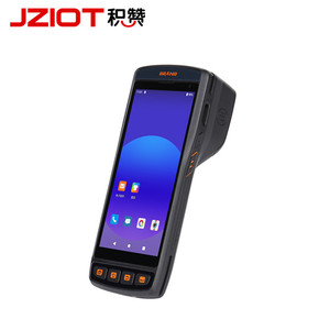 Escáner de código de barras PDA de mano Android 11 con impresora térmica Comprobación de tickets de código QR NFC para un registro rápido y eficiente