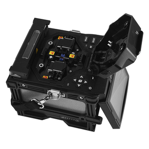 Cheap Mass Low Cost Fibre Portable Compact 4 Motor Ftth Mini Splicing Machine Best Price Optical Fiber <strong>Fusion</strong> <strong>Splicer</strong>